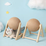 Cat Scratching Ball Toy Kitten Sisal Rope Ball Board Grinding Paws Toys Cats Scratcher Wear-resistant Pet Furniture supplies - Livefree