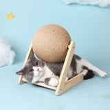 Cat Scratching Ball Toy Kitten Sisal Rope Ball Board Grinding Paws Toys Cats Scratcher Wear-resistant Pet Furniture supplies - Livefree