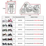 HEROBIKER Motorcycle Cover Outdoor Uv Protector Scooter Cover Bike Waterproof Dustproof Moto Rain Cover Indoor Lock-holes Design - Livefree