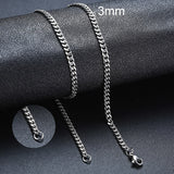 Vnox Cuban Chain Necklace for Men Women, Basic Punk Stainless Steel Curb Link Chain Chokers,Vintage Gold Tone Solid Metal Collar - Livefree