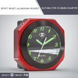SPIRIT BEAST Motocross Table Clock Parts Scooter Decorative Hour Bell Waterproof Electronic Bell Car Clocks Watches Sports Watch - Livefree
