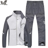 Brand Tracksuit Men Two Piece Clothing Sets Casual Jacket+Pant outwear sportsuit Spring Autumn Sportswear Sweatsuits Man clothes - Livefree