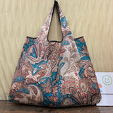Pink Cartoon Large Capacity Reusable Grocery  Shopping Bag Handbag Foldable Eco Women's  Washable Gift Bag - Livefree