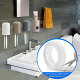 Monster Tape Waterproof  Wall Stickers Reusable Heat Resistant Bathroom Home Decoration Tapes Transparent Double Sided Nano Tape - Livefree