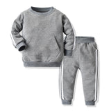 top and top Baby Clothing Sets Baby Boy Girls Clothes 2PCS Outfits Fleece Hooded Tops Pants Bebes Tracksuit Sports Clothes - Livefree