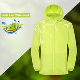 Camping Rain Jacket Men Women Waterproof Sun Protection Clothing Fishing Hunting Clothes Quick Dry Skin Windbreaker With Pocket - Livefree
