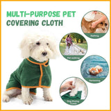 Pet Drying Coat Absorbent Bathrobe Towel Large Medium Small Dog Cat Super Fast Drying Moisture Bath Bags Robe Soft Adjustable - Livefree