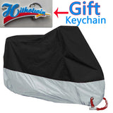 Motorcycle cover universal Outdoor UV Protector Scooter All Season waterproof Bike Rain Dustproof cover M L XL 2XL 3XL 4XL 190T - Livefree