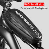 ROCKBROS Hard Shell Front Frame Scooter Hanging Bag Waterproof MTB Road Bike Folding Bag Multifunctional Electric Bicycle Bag - Livefree