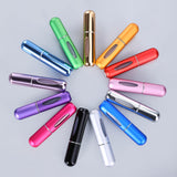 5ml Perfume Atomizer Portable Liquid Container For Cosmetics Mini Aluminum Spray Alcochol Empty Bottle  Refillable For Traveling - Livefree