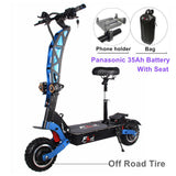 FLJ 7000W E Scooter with Dual engines 72V Electric scooter Road tire led pedal best Top Speed electrico skate board kickscooter - Livefree