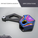 Spirit Beast Instrument line bracket modified motorcycle odometer wire frame decoration scooter meter line holder oil line clamp - Livefree