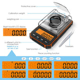 0.001g Electronic Digital Scale Portable Mini Scale Precision Professional Pocket Scale Milligram 50g Calibration Weights - Livefree