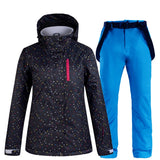 Winter Women Ski Suit Thermal Ski Jacket Pants Set Windproof Waterproof Snowboarding Jacket Female Skiing Suits Snow Coat - Livefree