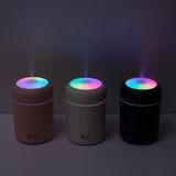 Portable 300ml Electric Air Humidifier Aroma Oil Diffuser USB Cool Mist Sprayer with Colorful Night Light for Home Car - Livefree