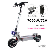 FLJ 72V 7000W Electric Scooter with Dual motors engines acrylic led pedal Top Speed E Bike Scooter electrico - Livefree