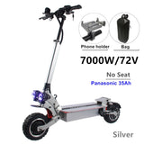 FLJ 72V 7000W Electric Scooter with Dual motors engines acrylic led pedal Top Speed E Bike Scooter electrico - Livefree