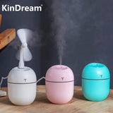 200ML Mini Ultrasonic Air Humidifier Romantic Light USB Essential Oil Diffuser Car Purifier Aroma Anion Mist Maker With LED Lamp - Livefree