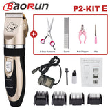 Baorun Professional Pet Dog Hair Trimmer Animal Grooming Clippers Cat Cutter Machine Shaver Electric Scissor Clipper 110-240V AC - Livefree