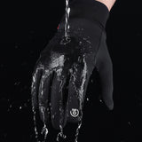Waterproof Winter Warm Gloves Cycling Glove Anti-slip Thermal Fleece Touch Screen Glove Full-Finger Skiing Glove M- XL - Livefree