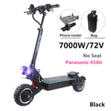 FLJ 72V 7000W Electric Scooter with Dual motors engines acrylic led pedal Top Speed E Bike Scooter electrico - Livefree