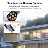 77 LED Solar Light Motion Sensor Security Dummy Camera Wireless Outdoor Flood Light IP65 Waterproof  Lamp 3 Mode For Home Garden - Livefree