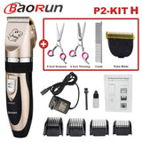 Baorun Professional Pet Dog Hair Trimmer Animal Grooming Clippers Cat Cutter Machine Shaver Electric Scissor Clipper 110-240V AC - Livefree