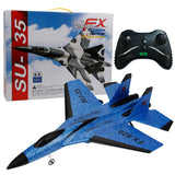 2.4G Glider RC Drone SU35 Fixed Wing Airplane Hand Throwing Foam Dron Electric Remote Control Outdoor RC Plane Toys for Boys F22 - Livefree