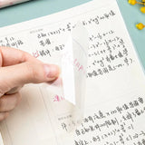Transparent sticky notes with scrapes stickers sticky simple and high-value note paper for Student office stationery - Livefree