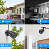ZOSI 8CH 1080P CCTV System Outdoor 5MP Lite Video DVR with 2/4/6/8pcs 2MP Security Camera Day/Night Video Surveillance System