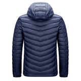 DARPHINKASA Men Winter Parka Coat Jacket Waterproof Hooded Hat Detachable Jacket Men Solid Color Ultra Light Women Parka Coat - Livefree