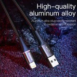 Baseus USB Cable For iPhone 12 11 13 Pro XS Max Xr X 8 7 6 LED Lighting Fast Charge Charger Date Phone Cable For iPad Wire Cord - Livefree