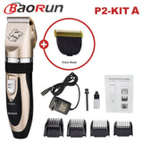 Baorun Professional Pet Dog Hair Trimmer Animal Grooming Clippers Cat Cutter Machine Shaver Electric Scissor Clipper 110-240V AC - Livefree