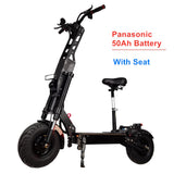 FLJ 13inch Fat Wheel E Scooter with 90-150kms 6000W Range Dual Engine drive big wheel Scooter 40Ah 50AH Battery Hot Sale E Bike - Livefree