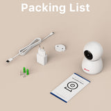 ANRAN Surveillance Camera 3MP Automatic Tracking IP Camera Home Security Camera Indoor Camera WIFI Baby Monitor Audio Video APP