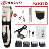 Baorun Professional Pet Dog Hair Trimmer Animal Grooming Clippers Cat Cutter Machine Shaver Electric Scissor Clipper 110-240V AC - Livefree