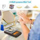 0.001g Electronic Digital Scale Portable Mini Scale Precision Professional Pocket Scale Milligram 50g Calibration Weights - Livefree