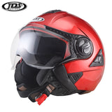 Motorcycle Helmet Double Lens Moto Helmet Open Face Scooter Racing Helmet Casco Moto Capacete Casque Scooter Motorbike Helmet - Livefree