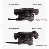 BLOOKE Electric Scooter Hydraulic Disc Brake Left/Right Set 140mm 160mm 180mm Power-Off E-bike Brakes with Rotor for Kugoo - Livefree