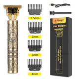 USB Rechargeable T9 Baldheaded Hair Clipper Electric hair trimmer Cordless Shaver Trimmer 0mm Men Barber Hair Cutting Machine - Livefree