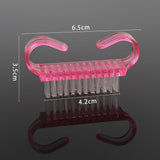 4 Types Nail Brush Plastic Cleaner for Acrylic Nails Art Manicure Care Accessory Cleaning Remove Dust Powder - Livefree