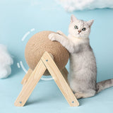 Cat Scratching Ball Toy Kitten Sisal Rope Ball Board Grinding Paws Toys Cats Scratcher Wear-resistant Pet Furniture supplies - Livefree