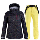 Winter Women Ski Suit Thermal Ski Jacket Pants Set Windproof Waterproof Snowboarding Jacket Female Skiing Suits Snow Coat - Livefree