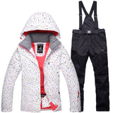 Winter Women Ski Suit Thermal Ski Jacket Pants Set Windproof Waterproof Snowboarding Jacket Female Skiing Suits Snow Coat - Livefree