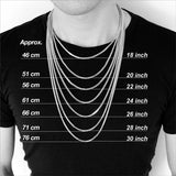Vnox Cuban Chain Necklace for Men Women, Basic Punk Stainless Steel Curb Link Chain Chokers,Vintage Gold Tone Solid Metal Collar - Livefree