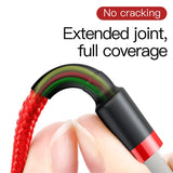Baseus USB Cable for iPhone14 13 12 11 Pro Max Xs X 8 Plus Cable 2.4A Fast Charging Cable for iPhone Charger Cable USB Data Line - Livefree