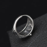 NEW Retro Cute Simple Design Owl Ring Multicolor Eyes Silver Color Men Women Engagement Wedding Rings Jewelry Gifts Resizable - Livefree
