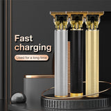 USB Rechargeable T9 Baldheaded Hair Clipper Electric hair trimmer Cordless Shaver Trimmer 0mm Men Barber Hair Cutting Machine - Livefree