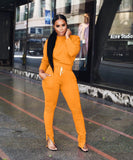 Winter Two Piece Set Women's set Long sleeve TShirt pants suit Casual tracksuit outfit Sweatsuit Sporty - Livefree