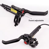 BLOOKE Electric Scooter Hydraulic Disc Brake Left/Right Set 140mm 160mm 180mm Power-Off E-bike Brakes with Rotor for Kugoo - Livefree